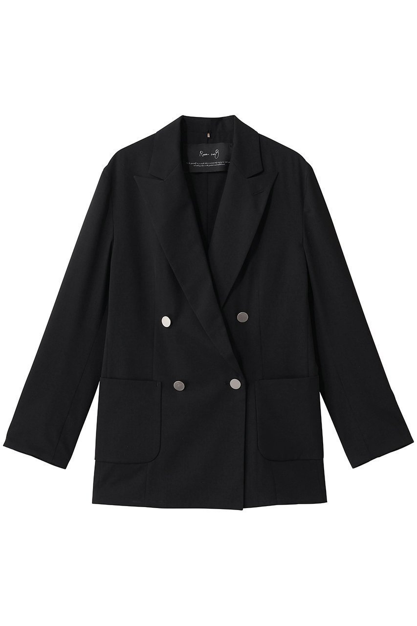 【ルームエイト/Room no.8】の【Room no.8 BLACK】SHEER TORO 4ボタン ブレスト ジャケット 人気、トレンドファッション・服の通販 founy(ファニー) 　ファッション　Fashion　レディースファッション　Fashion for Women　アウター　Coat / Outerwear Collection　レディースジャケット・軽アウター　Jackets　シアー　Sheer, See-Through　ジャケット　Jacket, Outerwear　ダブル　Double, Double-Breasted　マニッシュ　Mannish, Boyish　 other-1|ID: prp329100004919657 ipo3291000000036909504