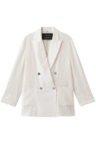 【ルームエイト/Room no.8】の【Room no.8 BLACK】SHEER TORO 4ボタン ブレスト ジャケット 人気、トレンドファッション・服の通販 founy(ファニー) ファッション Fashion レディースファッション Fashion for Women アウター Coat / Outerwear Collection レディースジャケット・軽アウター Jackets シアー Sheer, See-Through ジャケット Jacket, Outerwear ダブル Double, Double-Breasted マニッシュ Mannish, Boyish thumbnail ホワイト|ID: prp329100004919657 ipo3291000000036909506