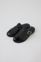 【リムアーク/RIM.ARK】のThumb leather flat sandal/フラットサンダル ブラック|ID: prp329100004921311 ipo3291000000036921668