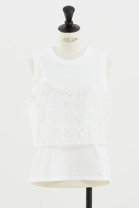 【デザイン ワークス/DESIGN WORKS】の【BEAUVET】レースキャミ&タンクセット 人気、トレンドファッション・服の通販 founy(ファニー) ファッション Fashion レディースファッション Fashion for Women トップス・カットソー Cut & Sew Tops キャミソール&ノースリーブ Camisoles & Sleeveless Tops シャツ・ブラウス・オフィスカジュアル Elegant Blouses & Button-Ups ロングTシャツ・Tシャツ Longline T-Shirts & Tees カットソー・ベーシックTシャツ Cut-and-Sewn Tops / Stretch Tees & Basics キャミソール Camisole, Spaghetti Strap Top シンプル Simple, Minimal タンク Tank Top, Sleeveless Top デニム Denim, Jeans Material ボトム Bottoms, Lower Wear レース Lace, Lace Fabric ワイド Wide, Wide Fit 夏 Summer 春 Spring S/S・春夏 SS, Spring/Summer, Warm Season |ID:prp329100004921320