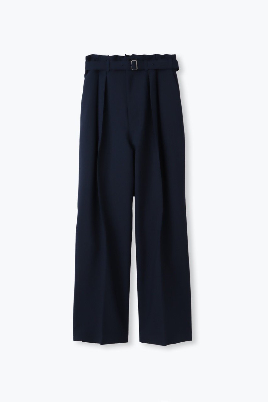 【レリル/lelill】のトロピカルベルテッドパンツ インテリア・キッズ・メンズ・レディースファッション・服の通販 founy(ファニー) ファッション Fashion レディースファッション Fashion for Women パンツ Pants & Trousers 定番 Standard, Basic Item ネイビー|ID: prp329100004921323 ipo3291000000036921955