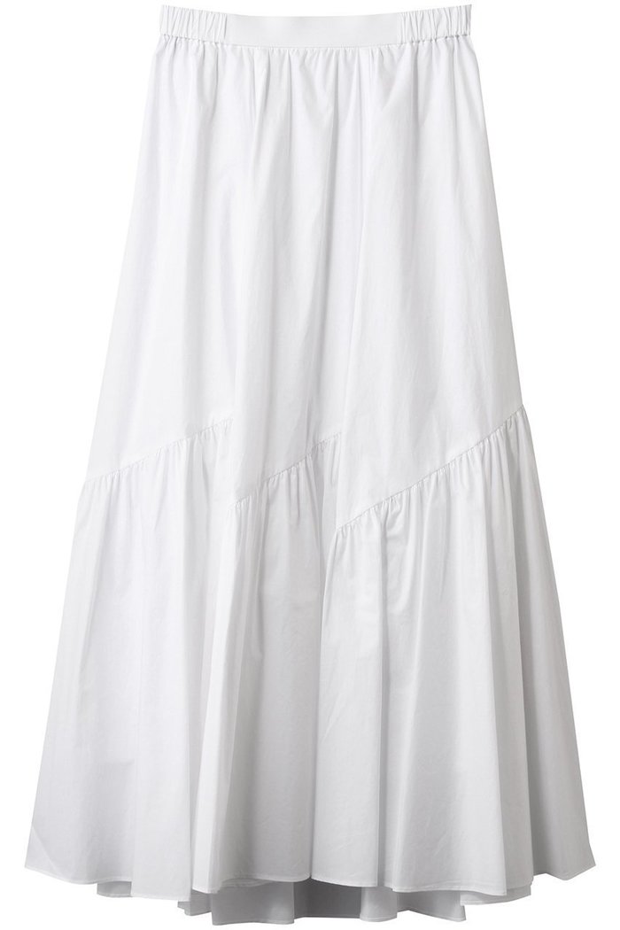 【アルアバイル/allureville】のタイプライターバイヤススカート A インテリア・キッズ・メンズ・レディースファッション・服の通販 founy(ファニー) https://founy.com/ ファッション Fashion レディースファッション Fashion for Women スカート Skirts ロングスカート Long Skirts / Maxi & Midi Skirts タイプライター Typewriter Fabric, Crisp Cotton フレア Flare, Flared ロング Long, Long-Length エレガント 上品 Elegant |ID: prp329100004921328 ipo3291000000036922043