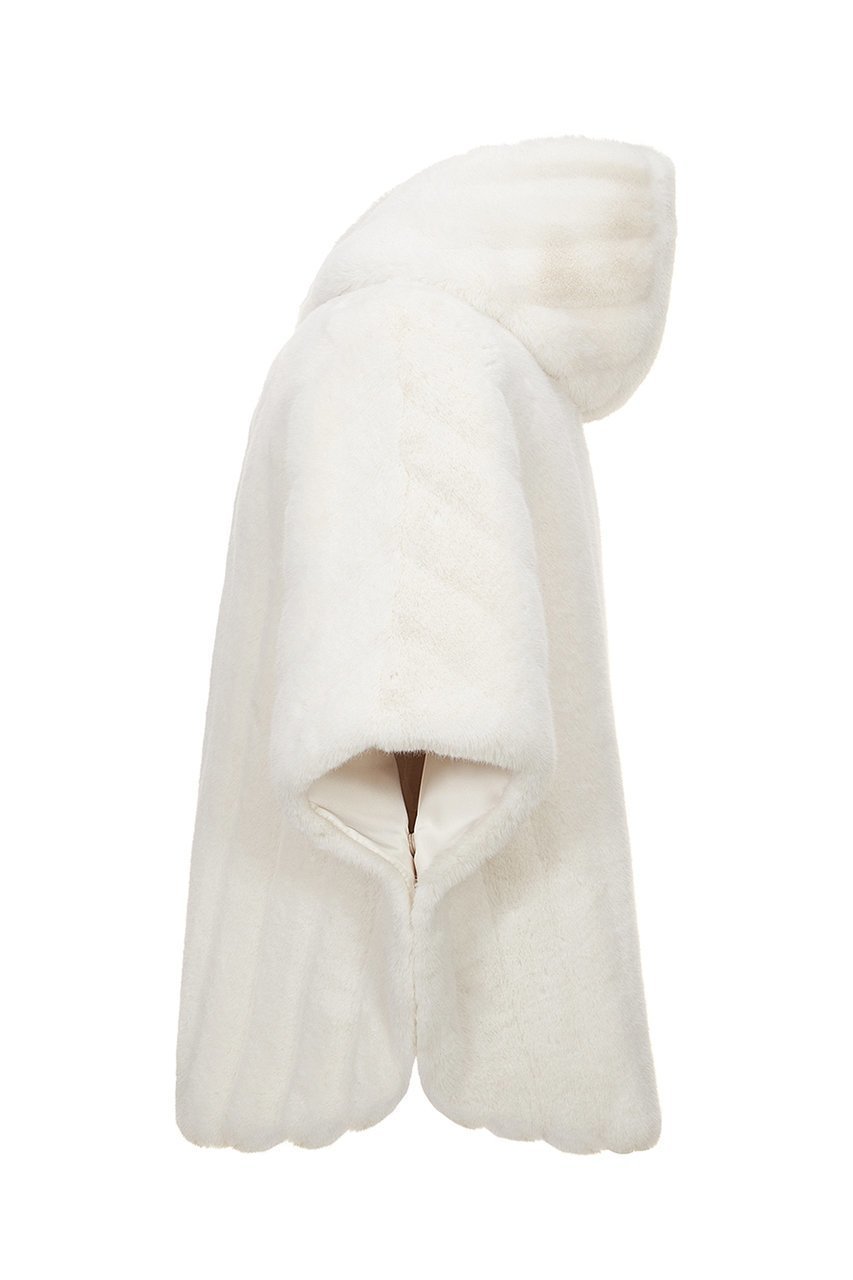 【レモンプレット/Lemonplet】のFAUX FUR HE-A HOODED PONCHO 人気、トレンドファッション・服の通販 founy(ファニー) 　ファッション　Fashion　レディースファッション　Fashion for Women　アウター　Coat / Outerwear Collection　コート・ロングコート・ピーコート　Long Coats, Peacoats & More　フレンチ　French, French Style　ロング　Long, Long-Length　other-3|ID: prp329100004921336 ipo3291000000036922130