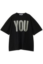 【キャサリンハムネット/KATHARINE HAMNETT LONDON】の【UNISEX】ハーフスリーブ ロングレンジス スローガンTシャツ ブラック(YOU)|ID: prp329100004921340 ipo3291000000036922206