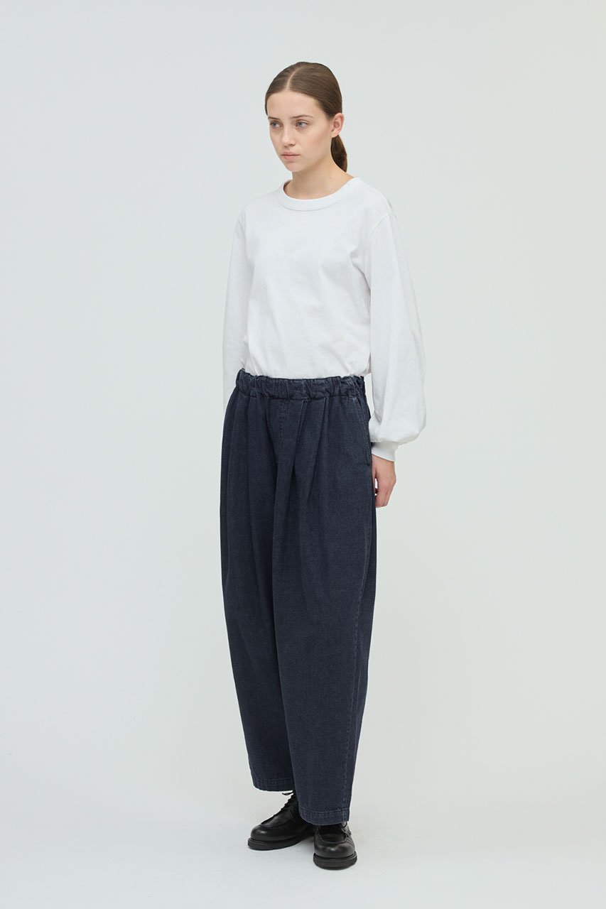 【ミズイロ インド/mizuiro ind】のデニムタックワイドパンツ 人気、トレンドファッション・服の通販 founy(ファニー) 　ファッション　Fashion　レディースファッション　Fashion for Women　パンツ　Pants & Trousers　デニムパンツ・ジーンズ・美脚デニム　Denim Jeans & Pants　シンプル　Simple, Minimal　デニム　Denim, Jeans Material　バランス　Balance, Style Balance　リラックス　Relax, Relaxed Fit　ワイド　Wide, Wide Fit　other-7|ID: prp329100004921438 ipo3291000000036923520