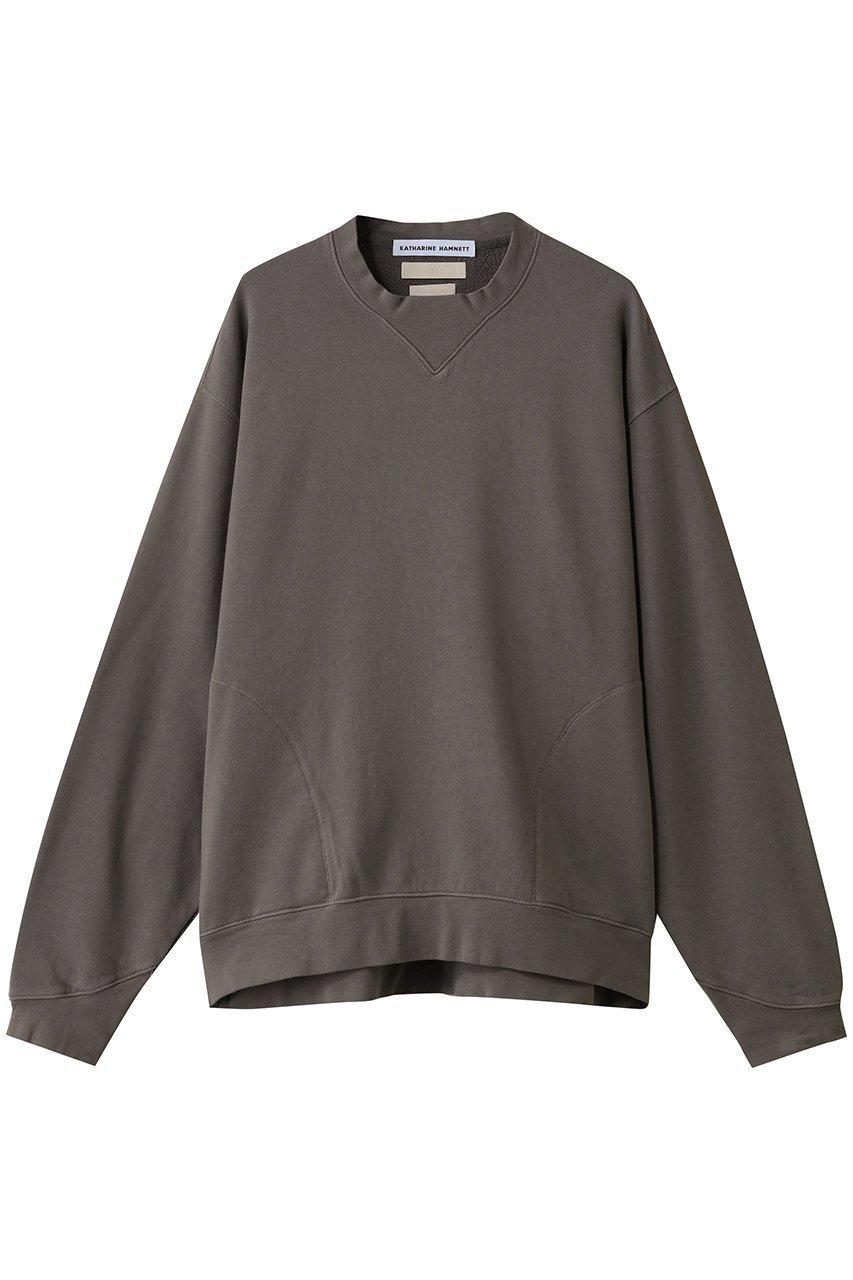 【ヨーク/YOKE】の【UNISEX】【YOKE × KATHARINE HAMNETT】オーガニック コットン ビッグ スウェット シャツ 人気、トレンドファッション・服の通販 founy(ファニー) ファッション Fashion レディースファッション Fashion for Women トップス・カットソー Cut & Sew Tops シャツ・ブラウス・オフィスカジュアル Elegant Blouses & Button-Ups レディースパーカー・カジュアルフーディー Casual Hoodies & Sweatshirts ロングTシャツ・Tシャツ Longline T-Shirts & Tees スウェット・クルーネックトップス Sweatshirts & Crewnecks / Relaxed Fit Sweat Tops カットソー・ベーシックTシャツ Cut-and-Sewn Tops / Stretch Tees & Basics ユニセックス Unisex, Genderless オーガニック Organic Cotton カッティング Cutting Detail コンパクト Compact, Small Size シンプル Simple, Minimal スウェット / スエット Sweatshirt, Sweatwear ビッグ Big, Oversized ポケット Pocket, Pocket Detail other-1|ID: prp329100004921452 ipo3291000000036923642