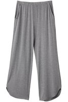 【ベアフット ドリームズ/BAREFOOT DREAMS】のバンブージャージー カーブヘム クロップ丈パンツ 人気、トレンドファッション・服の通販 founy(ファニー) ファッション Fashion レディースファッション Fashion for Women パンツ Pants & Trousers スタイリッシュ Stylish, Fashionable セットアップ Set-Up, Coordinated Outfit リラックス Relax, Relaxed Fit |ID:prp329100004921456