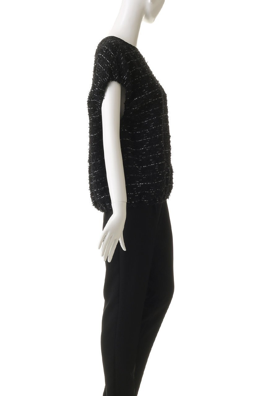 【マイ ウィークネス/MY WEAKNESS】のHilja Pullover 人気、トレンドファッション・服の通販 founy(ファニー) 　ファッション　Fashion　レディースファッション　Fashion for Women　トップス・カットソー　Cut & Sew Tops　ニット　Knit Tops & Sweaters　カジュアルプルオーバー・ニットトップス　Pullovers & Knit Tops / Casual Pullovers　インナー　Innerwear　シンプル　Simple, Minimal　ツイード　Twill, Twill Weave　ノースリーブ　Sleeveless, No-Sleeve　リラックス　Relax, Relaxed Fit　other-3|ID: prp329100004921474 ipo3291000000036923880