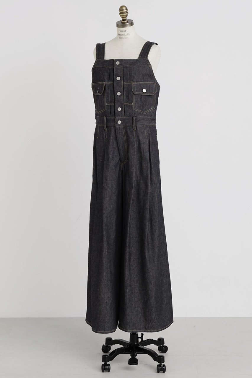 【ヒューエルミュージアム/hueLe Museum】の【STUMBLY】Super Wide Combinaison 人気、トレンドファッション・服の通販 founy(ファニー) ファッション Fashion レディースファッション Fashion for Women パンツ Pants & Trousers インナー Innerwear カットソー Cut and Sewn Top コンパクト Compact, Small Size コンビネゾン Jumpsuit, All-in-One ジャケット Jacket, Outerwear デニム Denim, Jeans Material ヴィンテージ Vintage Style other-2|ID: prp329100004921479 ipo3291000000036923934