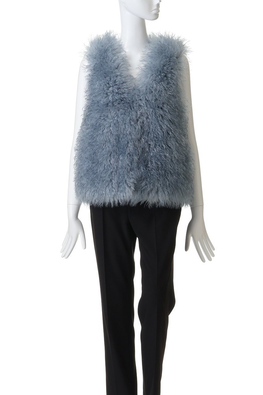 【レモンプレット/Lemonplet】のFAUX FUR MORI MG V-NECK VEST 人気、トレンドファッション・服の通販 founy(ファニー) 　ファッション　Fashion　レディースファッション　Fashion for Women　アウター　Coat / Outerwear Collection　レディースジャケット・軽アウター　Jackets　ジャケット　Jacket, Outerwear　パーティ　Party, Party Style　フェイクファー　Faux Fur, Imitation Fur　ベスト　Vest, Waistcoat　A/W・秋冬　Autumn/Winter　other-2|ID: prp329100004921493 ipo3291000000036924037