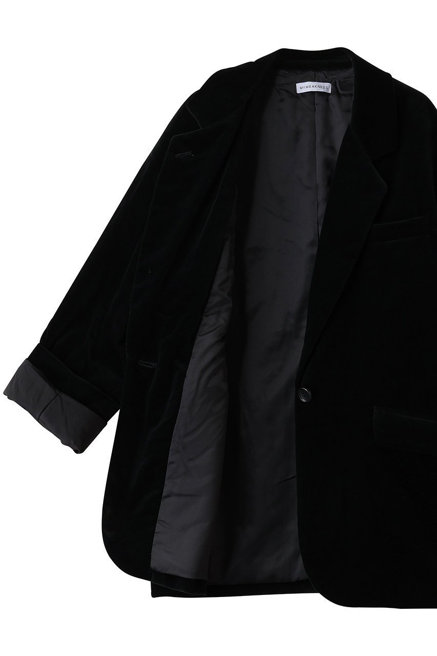 【マイ ウィークネス/MY WEAKNESS】のVelvet Jacket 人気、トレンドファッション・服の通販 founy(ファニー) ファッション Fashion レディースファッション Fashion for Women アウター Coat / Outerwear Collection レディースジャケット・軽アウター Jackets エレガント 上品 Elegant シンプル Simple, Minimal ジャケット Jacket, Outerwear ベロア Velour, Soft Velvet ボックス Boxy, Box Shape ミドル Middle Length, Mid Height A/W・秋冬 Autumn/Winter other-6|ID: prp329100004921498 ipo3291000000036924080