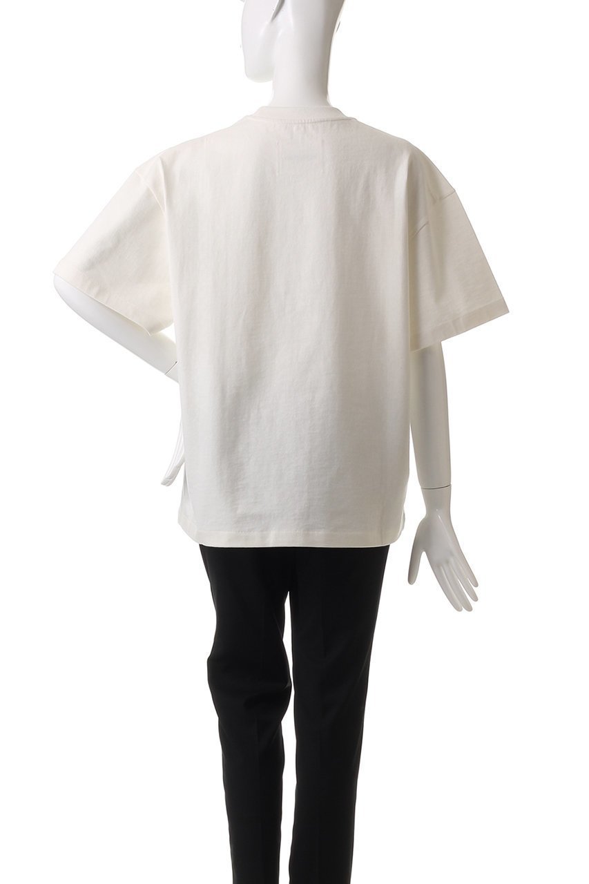 【ジル サンダー/JIL SANDER】のLOGO ショートスリーブ Tシャツ 人気、トレンドファッション・服の通販 founy(ファニー) 　ファッション　Fashion　レディースファッション　Fashion for Women　トップス・カットソー　Cut & Sew Tops　シャツ・ブラウス・オフィスカジュアル　Elegant Blouses & Button-Ups　ロングTシャツ・Tシャツ　Longline T-Shirts & Tees　カットソー・ベーシックTシャツ　Cut-and-Sewn Tops / Stretch Tees & Basics　ショート　Short, Short Length　シンプル　Simple, Minimal　スリーブ　Sleeve, Long Sleeve / Short Sleeve　ワイド　Wide, Wide Fit　今季　This Season, Current Season　other-4|ID: prp329100004921499 ipo3291000000036924094