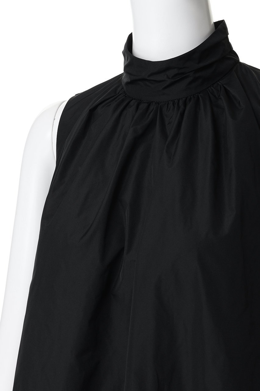 【アナイ/ANAYI】のタフタハイネックAラインワンピース 人気、トレンドファッション・服の通販 founy(ファニー) 　ファッション　Fashion　レディースファッション　Fashion for Women　ワンピース　Dresses　チュニック　Tunic Tops & Dresses　Aラインワンピース・フレアシルエット　A-Line Dresses / Flared Silhouette Dresses　カーディガン　Cardigan, Knitwear　ギャザー　Gathered, Ruffled　ジャケット　Jacket, Outerwear　タフタ　Taffeta, Structured Fabric　チュニック　Tunic, Long Top　ティアード　Tiered, Tiered Style　ノースリーブ　Sleeveless, No-Sleeve　ハイネック　High Neck, Mock Neck　バランス　Balance, Style Balance　ロング　Long, Long-Length　other-5|ID: prp329100004921553 ipo3291000000036924811