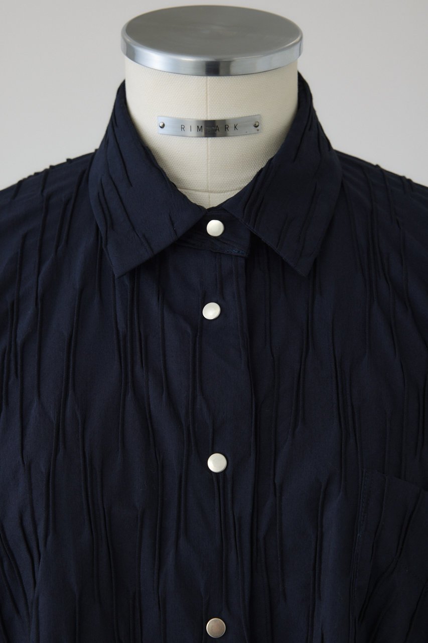 【リムアーク/RIM.ARK】のTuck pleats back volume SH/シャツ 人気、トレンドファッション・服の通販 founy(ファニー) 　ファッション　Fashion　レディースファッション　Fashion for Women　トップス・カットソー　Cut & Sew Tops　シャツ・ブラウス・オフィスカジュアル　Elegant Blouses & Button-Ups　シンプル　Simple, Minimal　スリーブ　Sleeve, Long Sleeve / Short Sleeve　モダン　Modern, Contemporary　リュクス　Luxury, Elegant, High-End, Chic　ロング　Long, Long-Length　定番　Standard, Basic Item　other-6|ID: prp329100004921806 ipo3291000000036928738