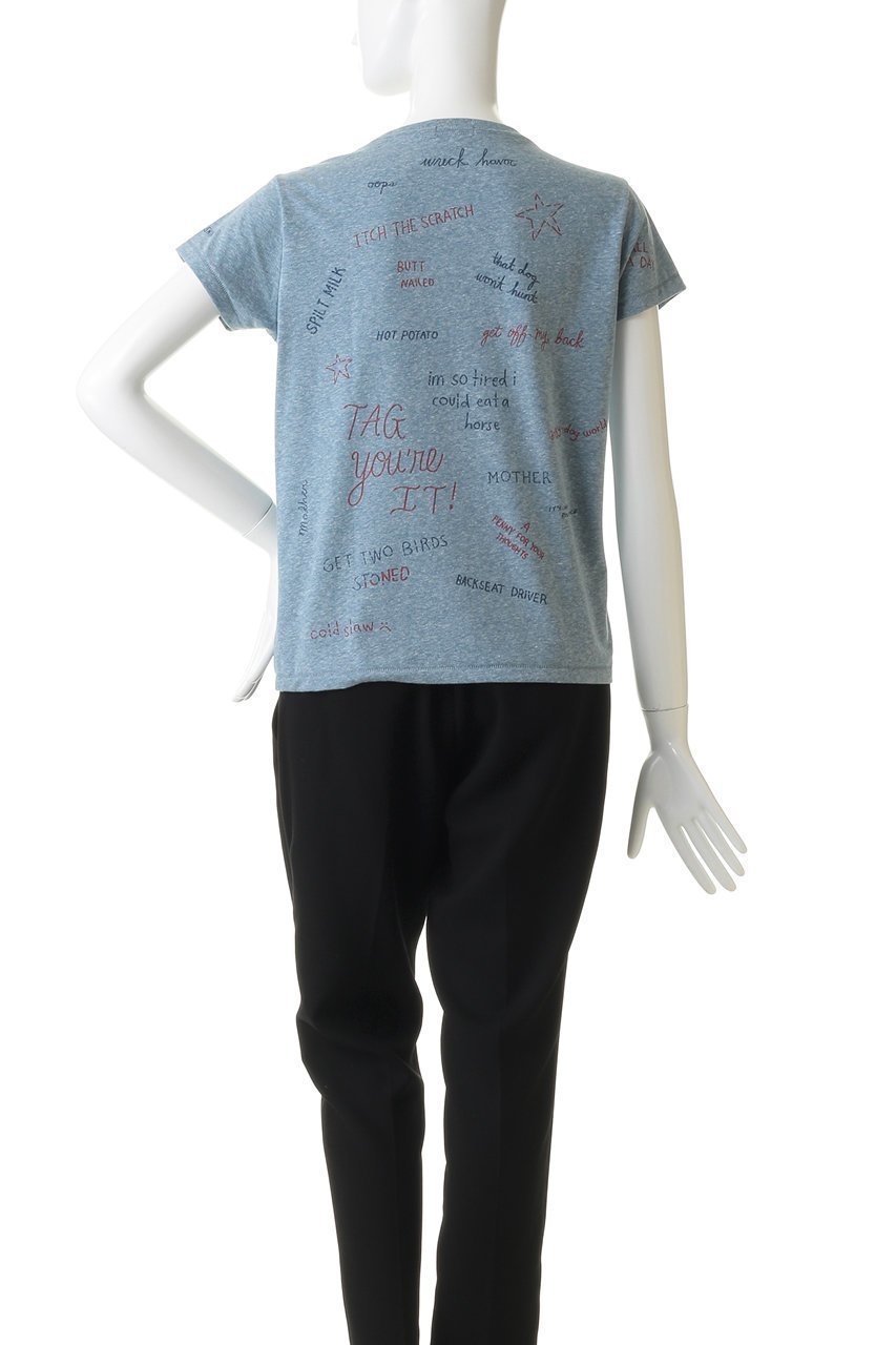 【マザー/MOTHER】のTHE BOXY GOODIE GOODIE ロゴプリントTシャツ (TNT) 人気、トレンドファッション・服の通販 founy(ファニー) 　ファッション　Fashion　レディースファッション　Fashion for Women　トップス・カットソー　Cut & Sew Tops　シャツ・ブラウス・オフィスカジュアル　Elegant Blouses & Button-Ups　ロングTシャツ・Tシャツ　Longline T-Shirts & Tees　カットソー・ベーシックTシャツ　Cut-and-Sewn Tops / Stretch Tees & Basics　ショート　Short, Short Length　スリム　Slim, Slim Fit　スリーブ　Sleeve, Long Sleeve / Short Sleeve　フィット　Fit, Slim Fit　プリント　Print, Printed Pattern　other-4|ID: prp329100004921825 ipo3291000000036928927