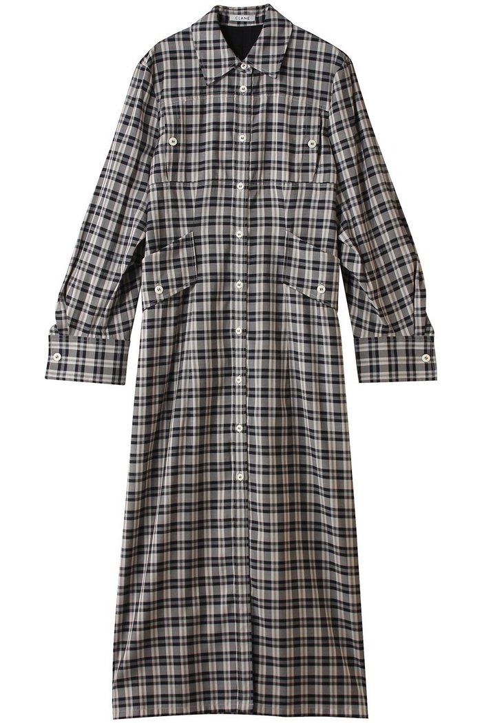 【クラネ/CLANE】のUP POCKET CHECK SHIRT ONEPIECE ワンピース インテリア・キッズ・メンズ・レディースファッション・服の通販 founy(ファウニー) https://founy.com/ ファッション Fashion レディースファッション Fashion for Women ワンピース Dresses チュニック Tunic Tops & Dresses シェイプ Shape, Slim Fit チェック Check, Plaid, Tartan チュニック Tunic, Long Top フォルム Silhouette, Form ポケット Pocket, Pocket Detail ロング Long, Long-Length |ID: prp329100004921848 ipo3291000000036929154