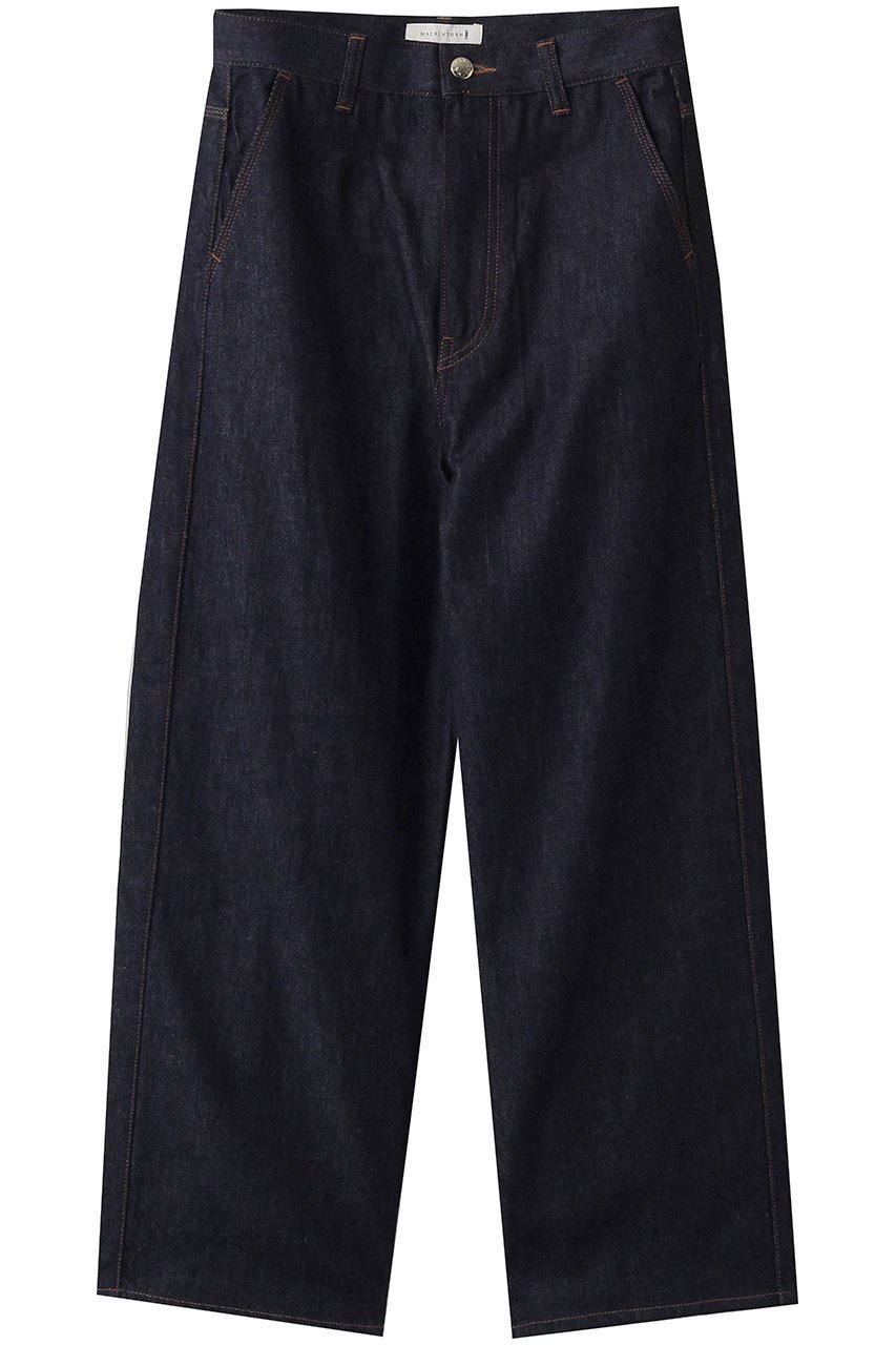 【マッキントッシュ/MACKINTOSH】のHUTTON デニムパンツ 人気、トレンドファッション・服の通販 founy(ファニー) 　ファッション　Fashion　レディースファッション　Fashion for Women　パンツ　Pants & Trousers　デニムパンツ・ジーンズ・美脚デニム　Denim Jeans & Pants　カットソー　Cut and Sewn Top　シンプル　Simple, Minimal　ストレート　Straight, Straight Cut　デニム　Denim, Jeans Material　モダン　Modern, Contemporary　ワイド　Wide, Wide Fit　定番　Standard, Basic Item　 other-1|ID: prp329100004921900 ipo3291000000036929733
