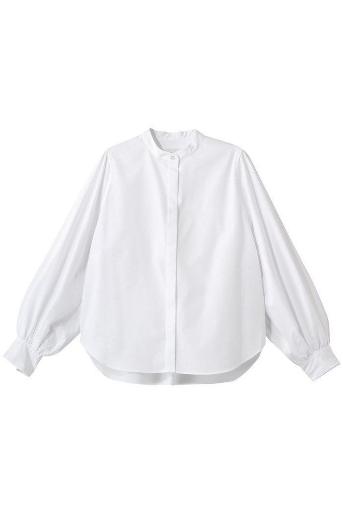 【マッキントッシュ/MACKINTOSH】のTHORNHILL ボリュームスリーブノーカラーシャツ インテリア・キッズ・メンズ・レディースファッション・服の通販 founy(ファウニー) https://founy.com/ ファッション Fashion レディースファッション Fashion for Women トップス・カットソー Cut & Sew Tops シャツ・ブラウス・オフィスカジュアル Elegant Blouses & Button-Ups ボリューム袖・フリルスリーブブラウス Voluminous & Ruffle Sleeves / Puffy Sleeve Tops スリーブ Sleeve, Long Sleeve / Short Sleeve バランス Balance, Style Balance フォルム Silhouette, Form フォーマル Formal, Dressy モダン Modern, Contemporary ロング Long, Long-Length 再入荷 Restock / Back in Stock 定番 Standard, Basic Item |ID: prp329100004921908 ipo3291000000036929794