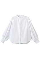【マッキントッシュ/MACKINTOSH】のTHORNHILL ボリュームスリーブノーカラーシャツ 人気、トレンドファッション・服の通販 founy(ファニー) ファッション Fashion レディースファッション Fashion for Women トップス・カットソー Cut & Sew Tops シャツ・ブラウス・オフィスカジュアル Elegant Blouses & Button-Ups ボリューム袖・フリルスリーブブラウス Voluminous & Ruffle Sleeves / Puffy Sleeve Tops スリーブ Sleeve, Long Sleeve / Short Sleeve バランス Balance, Style Balance フォルム Silhouette, Form フォーマル Formal, Dressy モダン Modern, Contemporary ロング Long, Long-Length 定番 Standard, Basic Item thumbnail ホワイト|ID: prp329100004921908 ipo3291000000036929796