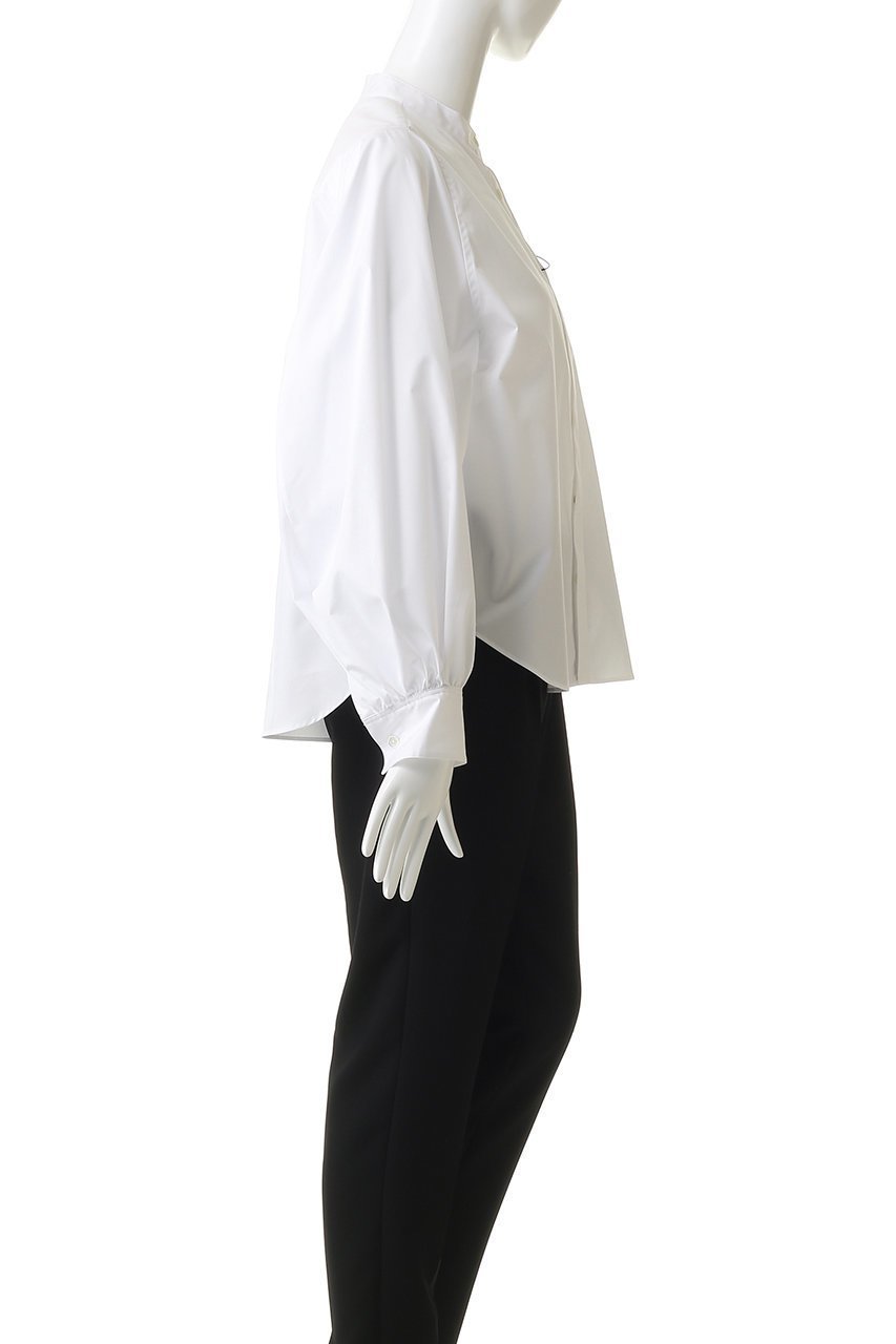 【マッキントッシュ/MACKINTOSH】のTHORNHILL ボリュームスリーブノーカラーシャツ 人気、トレンドファッション・服の通販 founy(ファニー) 　ファッション　Fashion　レディースファッション　Fashion for Women　トップス・カットソー　Cut & Sew Tops　シャツ・ブラウス・オフィスカジュアル　Elegant Blouses & Button-Ups　ボリューム袖・フリルスリーブブラウス　Voluminous & Ruffle Sleeves / Puffy Sleeve Tops　スリーブ　Sleeve, Long Sleeve / Short Sleeve　バランス　Balance, Style Balance　フォルム　Silhouette, Form　フォーマル　Formal, Dressy　モダン　Modern, Contemporary　ロング　Long, Long-Length　定番　Standard, Basic Item　other-3|ID: prp329100004921908 ipo3291000000036929799