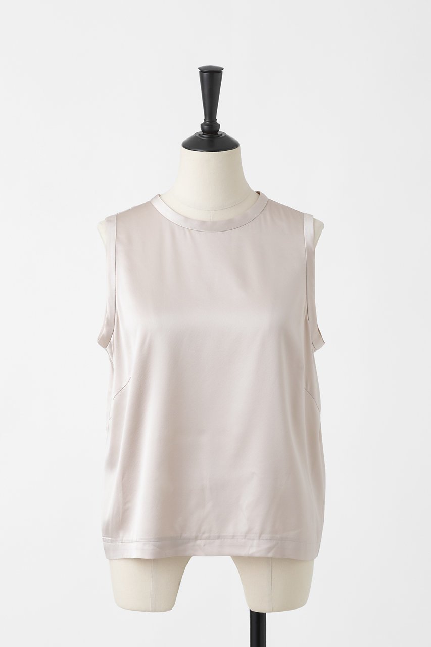 【オーヴィル/EAUVIRE】のウォッシャブルシルクノースリーブブラウス インテリア・キッズ・メンズ・レディースファッション・服の通販 founy(ファニー) 　ファッション　Fashion　レディースファッション　Fashion for Women　トップス・カットソー　Cut & Sew Tops　キャミソール&ノースリーブ　Camisoles & Sleeveless Tops　シャツ・ブラウス・オフィスカジュアル　Elegant Blouses & Button-Ups　ウォッシャブル　Machine Washable　シンプル　Simple, Minimal　ジャケット　Jacket, Outerwear　ストレッチ　Stretch, Stretchy Fabric　ノースリーブ　Sleeveless, No-Sleeve　エレガント 上品　Elegant　人気　Popular, Best Seller　定番　Standard, Basic Item　ライトピンク|ID: prp329100004921913 ipo3291000000036929872