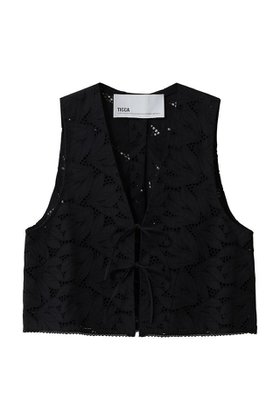【ティッカ/TICCA】のフラワーレースベスト 人気、トレンドファッション・服の通販 founy(ファニー) ファッション Fashion レディースファッション Fashion for Women アウター Coat / Outerwear Collection レディースジャケット・軽アウター Jackets カットソー Cut and Sewn Top ジャケット Jacket, Outerwear フロント Front, Front Design ベスト Vest, Waistcoat リボン Ribbon, Bow |ID:prp329100004921928