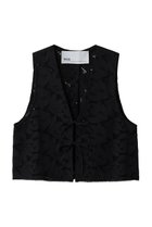 【ティッカ/TICCA】のフラワーレースベスト 人気、トレンドファッション・服の通販 founy(ファニー) ファッション Fashion レディースファッション Fashion for Women アウター Coat / Outerwear Collection レディースジャケット・軽アウター Jackets カットソー Cut and Sewn Top ジャケット Jacket, Outerwear フロント Front, Front Design ベスト Vest, Waistcoat リボン Ribbon, Bow thumbnail ブラック|ID: prp329100004921928 ipo3291000000036930025