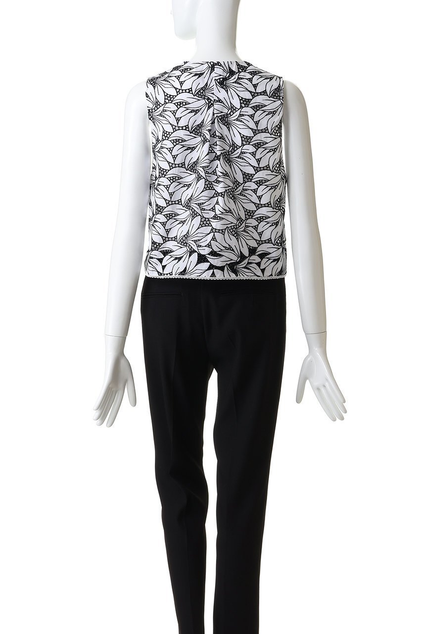 【ティッカ/TICCA】のフラワーレースベスト 人気、トレンドファッション・服の通販 founy(ファニー) 　ファッション　Fashion　レディースファッション　Fashion for Women　アウター　Coat / Outerwear Collection　レディースジャケット・軽アウター　Jackets　カットソー　Cut and Sewn Top　ジャケット　Jacket, Outerwear　フロント　Front, Front Design　ベスト　Vest, Waistcoat　リボン　Ribbon, Bow　other-4|ID: prp329100004921928 ipo3291000000036930034