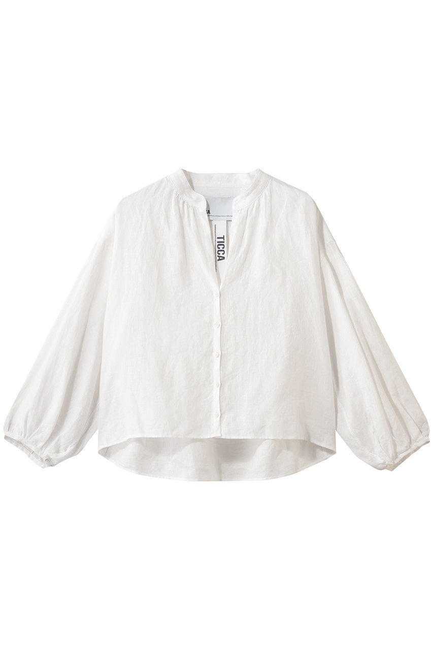 【ティッカ/TICCA】のリネンギャザーブラウスジャケット インテリア・キッズ・メンズ・レディースファッション・服の通販 founy(ファニー) 　ファッション　Fashion　レディースファッション　Fashion for Women　アウター　Coat / Outerwear Collection　レディースジャケット・軽アウター　Jackets　トップス・カットソー　Cut & Sew Tops　ギャザー　Gathered, Ruffled　ジャケット　Jacket, Outerwear　スリーブ　Sleeve, Long Sleeve / Short Sleeve　フェミニン　Feminine, Girly　リネン　Linen, Linen Fabric　ロング　Long, Long-Length　ホワイト|ID: prp329100004921938 ipo3291000000036930083