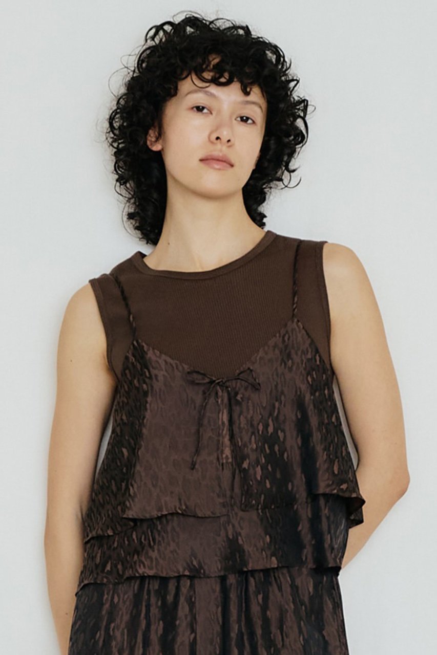 【ティッカ/TICCA】の2wayレオパードビスチェ 人気、トレンドファッション・服の通販 founy(ファニー) 　ファッション　Fashion　レディースファッション　Fashion for Women　トップス・カットソー　Cut & Sew Tops　キャミソール&ノースリーブ　Camisoles & Sleeveless Tops　シャツ・ブラウス・オフィスカジュアル　Elegant Blouses & Button-Ups　ビスチェ　Bustiers & Corset Tops / Layered Bustier Style　ノースリーブ　Sleeveless, No-Sleeve　ビスチェ　Bustier, Corset Top　ミックス　Mix, Mixed Style　レオパード　Leopard, Animal Print　other-7|ID: prp329100004921942 ipo3291000000036930138