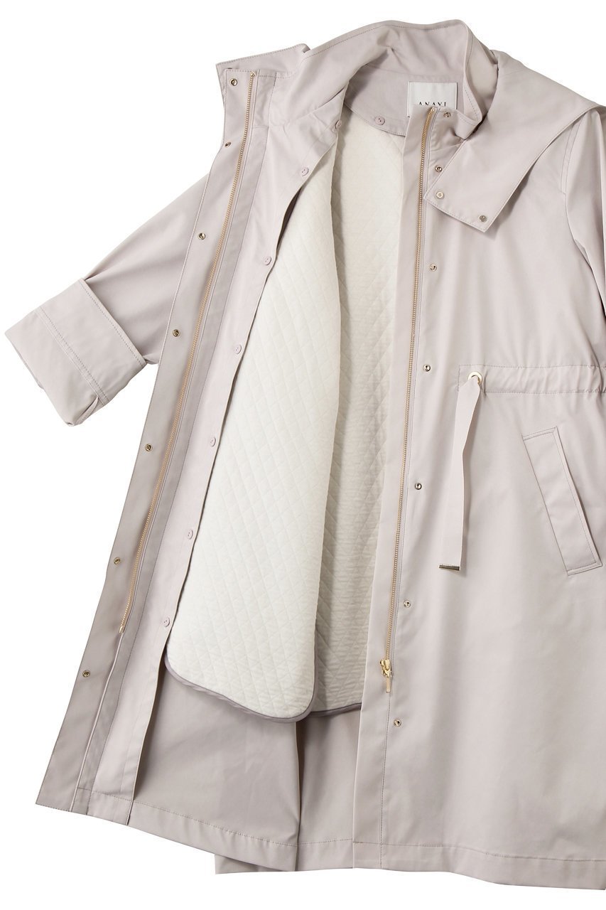【アナイ/ANAYI】のブライトツイルライナーモッズコート 人気、トレンドファッション・服の通販 founy(ファニー) 　ファッション　Fashion　レディースファッション　Fashion for Women　アウター　Coat / Outerwear Collection　コート・ロングコート・ピーコート　Long Coats, Peacoats & More　モッズコート・ミリタリー風アウター　Mods & Field Coats　モッズコート　Mods Coat, Military Parka　ライナー　Liner, Inner Layer　ロング　Long, Long-Length　other-6|ID: prp329100004921954 ipo3291000000036930191