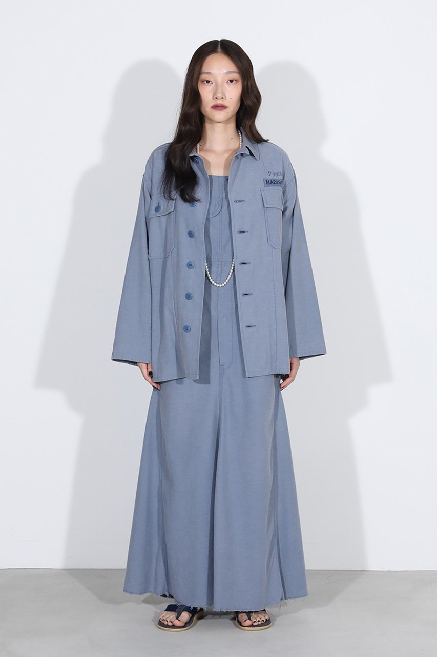 【マディソンブルー/MADISONBLUE】のMILITARY JK L.oz BS ミリタリージャケット 人気、トレンドファッション・服の通販 founy(ファニー) 　ファッション　Fashion　レディースファッション　Fashion for Women　アウター　Coat / Outerwear Collection　レディースジャケット・軽アウター　Jackets　2026年　2026　サテン　Satin, Glossy Fabric　ジャケット　Jacket, Outerwear　ストーン　Stone, Gem-Like　ミリタリー　Military, Army Style　ヴィンテージ　Vintage Style　軽量　Lightweight, Ultra Light　other-7|ID: prp329100004921955 ipo3291000000036930201