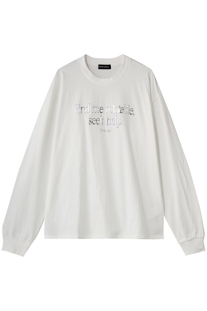 【メゾンスペシャル/MAISON SPECIAL】のFind Me Long T-Shirt/Find meロンTEE インテリア・キッズ・メンズ・レディースファッション・服の通販 founy(ファニー) https://founy.com/ ファッション Fashion レディースファッション Fashion for Women トップス・カットソー Cut & Sew Tops シャツ・ブラウス・オフィスカジュアル Elegant Blouses & Button-Ups ロングTシャツ・Tシャツ Longline T-Shirts & Tees カットソー・ベーシックTシャツ Cut-and-Sewn Tops / Stretch Tees & Basics グラフィック Graphic, Graphic Design シアー Sheer, See-Through スリーブ Sleeve, Long Sleeve / Short Sleeve チュール Tulip, Tulip Motif デニム Denim, Jeans Material フェミニン Feminine, Girly フロント Front, Front Design ボトム Bottoms, Lower Wear ロング Long, Long-Length 春 Spring |ID: prp329100004921961 ipo3291000000036930269