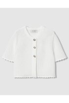 【アルアバイル/allureville】の【LOULOU WILLOUGHBY】メッシュクロッシェボレロカーディガン 人気、トレンドファッション・服の通販 founy(ファニー) ファッション Fashion レディースファッション Fashion for Women トップス・カットソー Cut & Sew Tops ニット Knit Tops & Sweaters カーディガン・羽織り Layered Style Cardigans カーディガン Cardigan, Knitwear バランス Balance, Style Balance ボレロ Bolero, Short Cardigan メッシュ Mesh, Net Fabric thumbnail オフホワイト|ID: prp329100004921967 ipo3291000000036930395