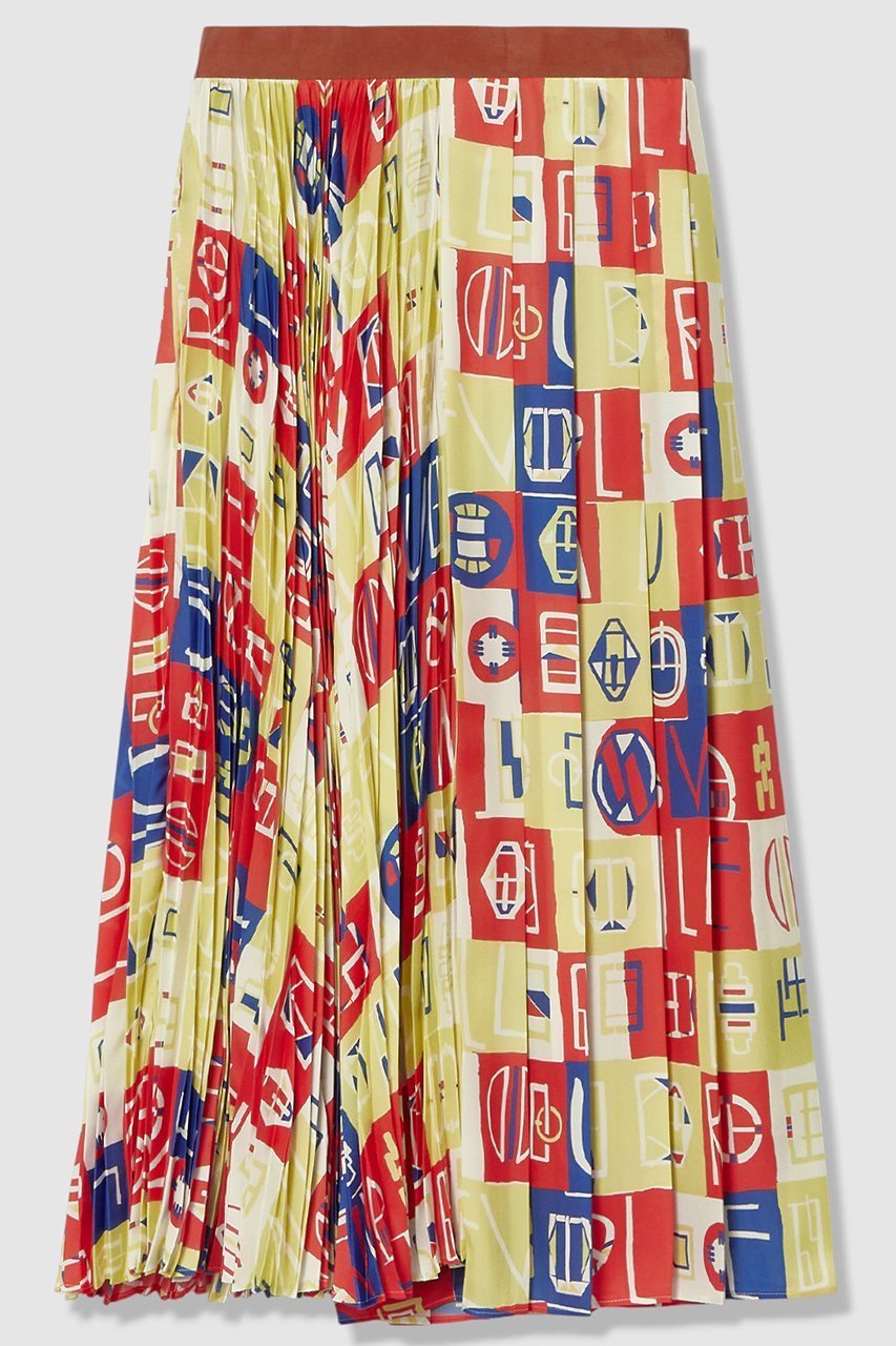 【アルアバイル/allureville】のパッチワークプリントプリーツスカート 人気、トレンドファッション・服の通販 founy(ファニー) ファッション Fashion レディースファッション Fashion for Women アウター Coat / Outerwear Collection レディースジャケット・軽アウター Jackets スカート Skirts プリーツスカート / 上品フェミニンスタイル Pleated Skirts ジャケット Jacket, Outerwear ブロック Block, Solid Block Pattern プリント Print, Printed Pattern プリーツ Pleats, Pleated モチーフ Motif, Design Theme 手描き Hand-Drawn, Illustrated other-2|ID: prp329100004921970 ipo3291000000036930414