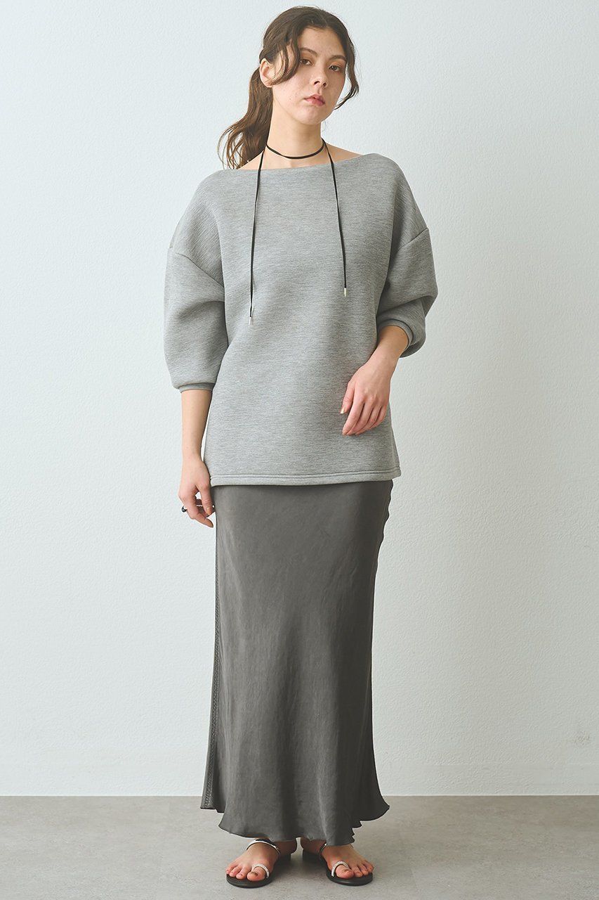 【ウィムガゼット/Whim Gazette】のオフショルダンボールプルオーバー 人気、トレンドファッション・服の通販 founy(ファニー) 　ファッション　Fashion　レディースファッション　Fashion for Women　トップス・カットソー　Cut & Sew Tops　シャツ・ブラウス・オフィスカジュアル　Elegant Blouses & Button-Ups　ロングTシャツ・Tシャツ　Longline T-Shirts & Tees　カジュアルプルオーバー・ニットトップス　Pullovers & Knit Tops / Casual Pullovers　カットソー・ベーシックTシャツ　Cut-and-Sewn Tops / Stretch Tees & Basics　スリーブ　Sleeve, Long Sleeve / Short Sleeve　フォルム　Silhouette, Form　ロング　Long, Long-Length　other-2|ID: prp329100004922022 ipo3291000000036931117