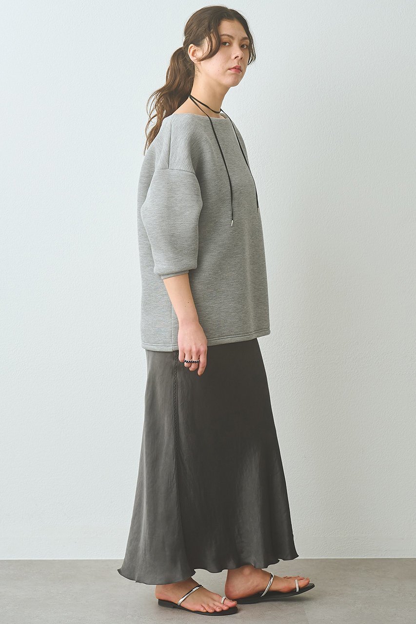 【ウィムガゼット/Whim Gazette】のオフショルダンボールプルオーバー 人気、トレンドファッション・服の通販 founy(ファニー) 　ファッション　Fashion　レディースファッション　Fashion for Women　トップス・カットソー　Cut & Sew Tops　シャツ・ブラウス・オフィスカジュアル　Elegant Blouses & Button-Ups　ロングTシャツ・Tシャツ　Longline T-Shirts & Tees　カジュアルプルオーバー・ニットトップス　Pullovers & Knit Tops / Casual Pullovers　カットソー・ベーシックTシャツ　Cut-and-Sewn Tops / Stretch Tees & Basics　スリーブ　Sleeve, Long Sleeve / Short Sleeve　フォルム　Silhouette, Form　ロング　Long, Long-Length　other-5|ID: prp329100004922022 ipo3291000000036931123