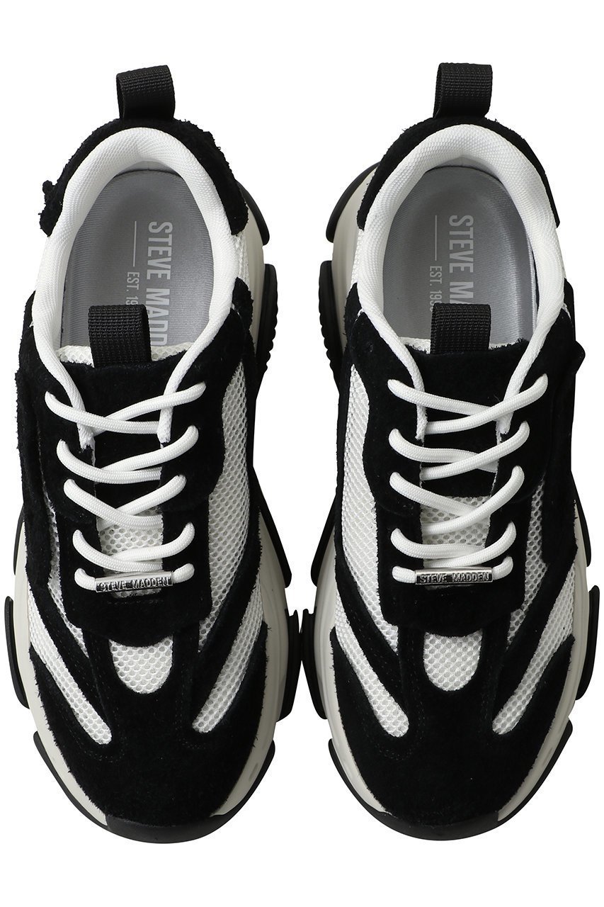 【セーブ ザ ダック/STEVE MADDEN / MEN】の【MEN】POSSES-H-XS ウェーブボリュームソールスニーカー 人気、トレンドファッション・服の通販 founy(ファニー) 　ファッション　Fashion　メンズファッション　Fashion for Men　シューズ・靴　Shoes　スニーカー / カジュアルにもスポーティにも　Sneakers & Trainers　クッション　Cushion, Throw Pillow　スニーカー　Sneakers, Trainers　モノトーン　Monotone, Black and White　軽量　Lightweight, Ultra Light　other-2|ID: prp329100004922050 ipo3291000000036931350