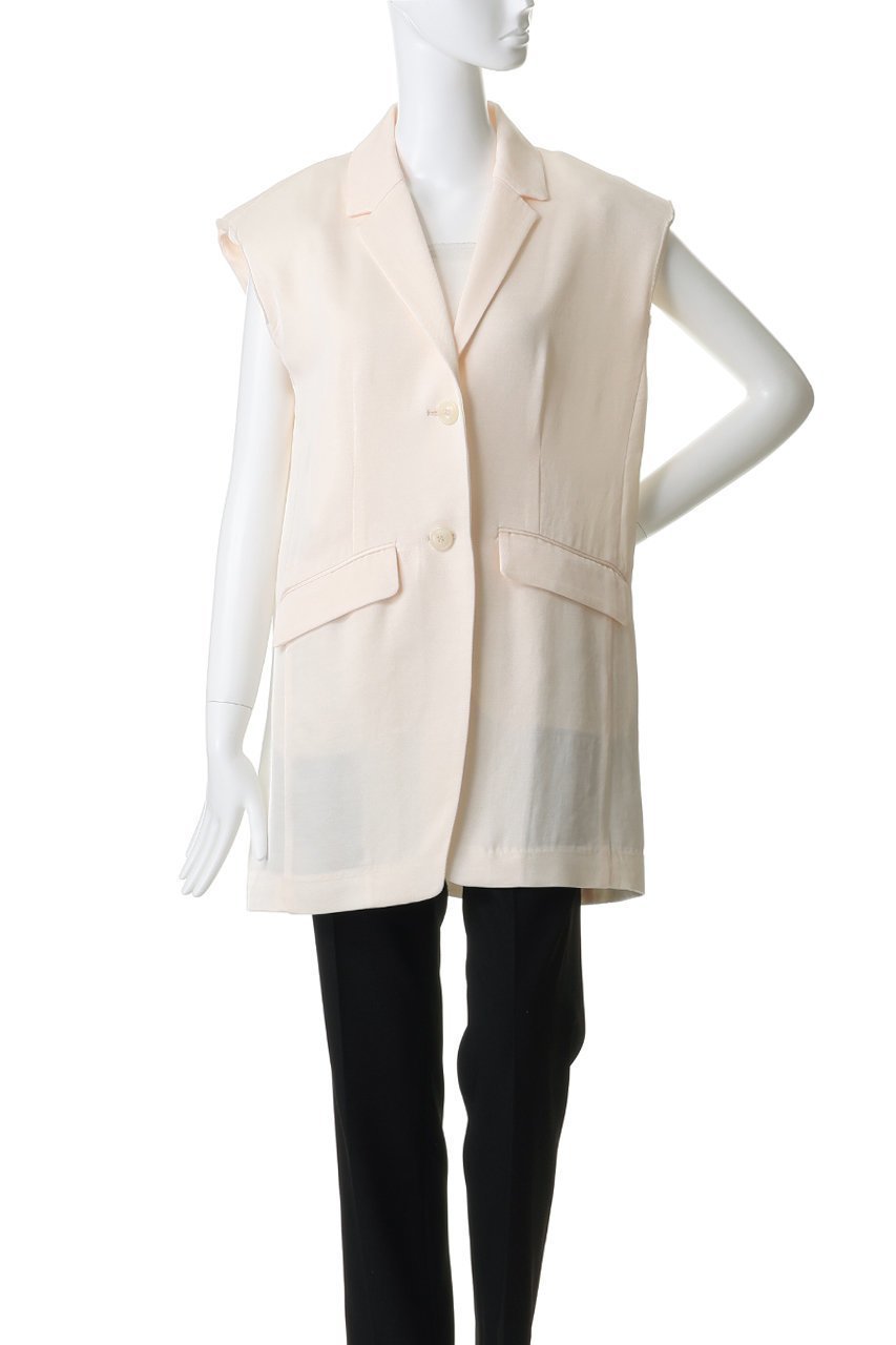 【サードマガジン/THIRD MAGAZINE】のツイルロングジレ 人気、トレンドファッション・服の通販 founy(ファニー) 　ファッション　Fashion　レディースファッション　Fashion for Women　アウター　Coat / Outerwear Collection　レディースジャケット・軽アウター　Jackets　おすすめ　Recommended / Our Picks　ショルダー　Shoulder, Shoulder Strap　ジャケット　Jacket, Outerwear　セットアップ　Set-Up, Coordinated Outfit　ツイル　Twist, Twisted Detail　デニム　Denim, Jeans Material　ベスト　Vest, Waistcoat　other-2|ID: prp329100004922109 ipo3291000000036932009