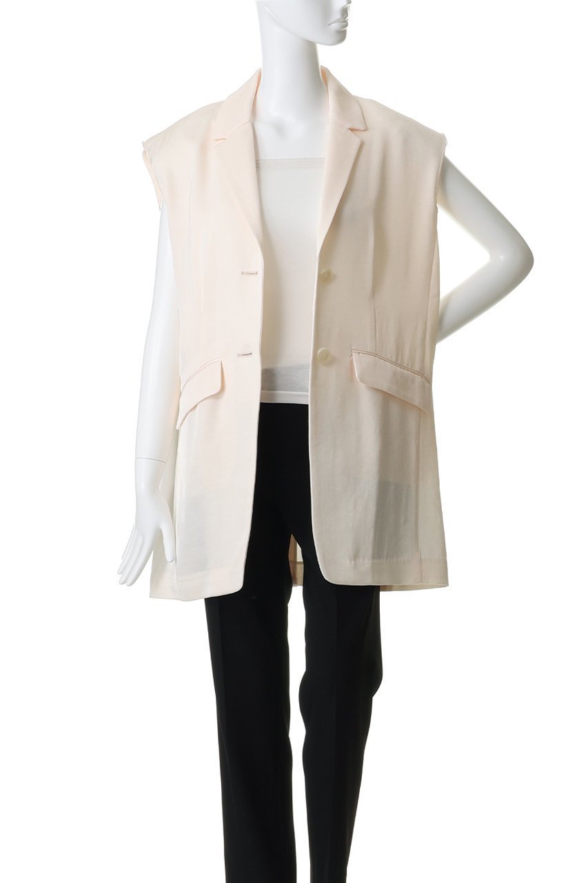 【サードマガジン/THIRD MAGAZINE】のツイルロングジレ 人気、トレンドファッション・服の通販 founy(ファニー) 　ファッション　Fashion　レディースファッション　Fashion for Women　アウター　Coat / Outerwear Collection　レディースジャケット・軽アウター　Jackets　おすすめ　Recommended / Our Picks　ショルダー　Shoulder, Shoulder Strap　ジャケット　Jacket, Outerwear　セットアップ　Set-Up, Coordinated Outfit　ツイル　Twist, Twisted Detail　デニム　Denim, Jeans Material　ベスト　Vest, Waistcoat　other-8|ID: prp329100004922109 ipo3291000000036932022