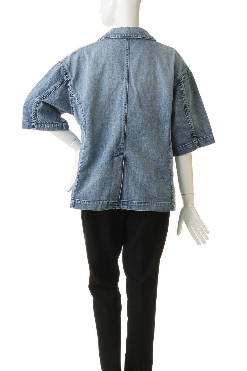 【サードマガジン/THIRD MAGAZINE】のダブルブレストデニムジャケット 人気、トレンドファッション・服の通販 founy(ファニー) 　ファッション　Fashion　レディースファッション　Fashion for Women　アウター　Coat / Outerwear Collection　レディースジャケット・軽アウター　Jackets　デニムジャケット / カジュアルアウター　Denim Jackets　おすすめ　Recommended / Our Picks　コレクション　Collection, Seasonal Line　ジャケット　Jacket, Outerwear　デニム　Denim, Jeans Material　人気　Popular, Best Seller　半袖　Short Sleeve, Half Sleeve　other-4|ID: prp329100004922110 ipo3291000000036932033