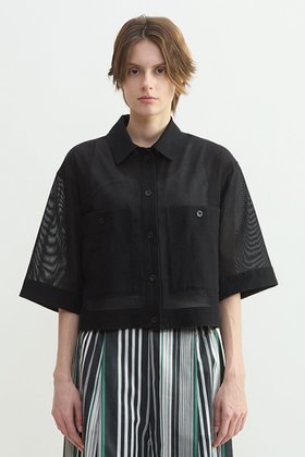 【プレインピープル/PLAIN PEOPLE】 メッシュジャージシャツジャケット人気、トレンドファッション・服の通販 founy(ファニー) ファッション Fashion レディースファッション Fashion for Women アウター Coat / Outerwear Collection レディースジャケット・軽アウター Jackets おすすめ Recommended / Our Picks クロップド Cropped, Short Length コンパクト Compact, Small Size シアー Sheer, See-Through シルケット Silket, Silky Cotton ジャケット Jacket, Outerwear ボックス Boxy, Box Shape メッシュ Mesh, Net Fabric ラッセル Raschel, Raschel Lace |ID:prp329100004922113