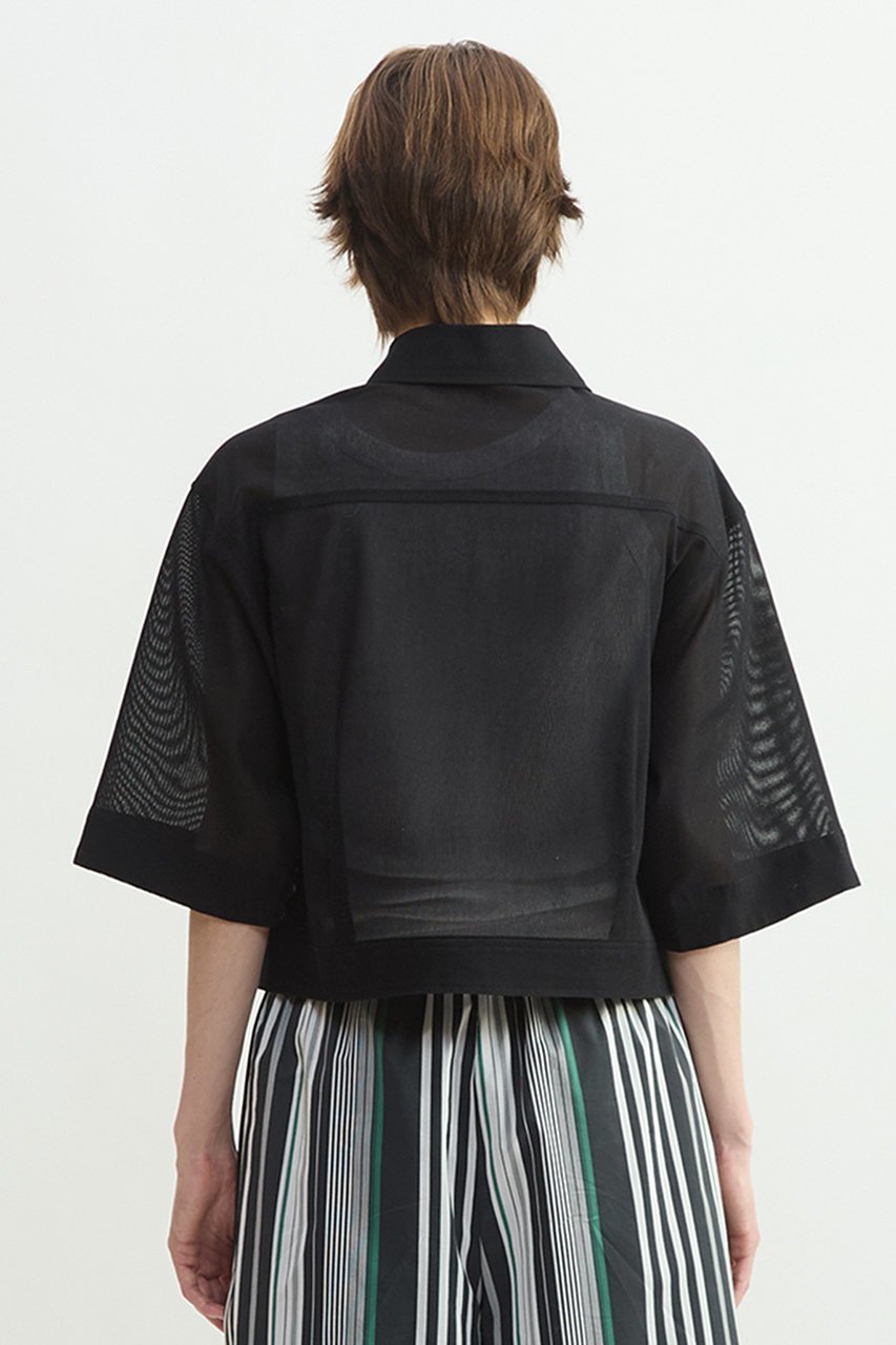 【プレインピープル/PLAIN PEOPLE】のメッシュジャージシャツジャケット 人気、トレンドファッション・服の通販 founy(ファニー) 　ファッション　Fashion　レディースファッション　Fashion for Women　アウター　Coat / Outerwear Collection　レディースジャケット・軽アウター　Jackets　おすすめ　Recommended / Our Picks　クロップド　Cropped, Short Length　コンパクト　Compact, Small Size　シアー　Sheer, See-Through　シルケット　Silket, Silky Cotton　ジャケット　Jacket, Outerwear　ボックス　Boxy, Box Shape　メッシュ　Mesh, Net Fabric　ラッセル　Raschel, Raschel Lace　other-3|ID: prp329100004922113 ipo3291000000036932051