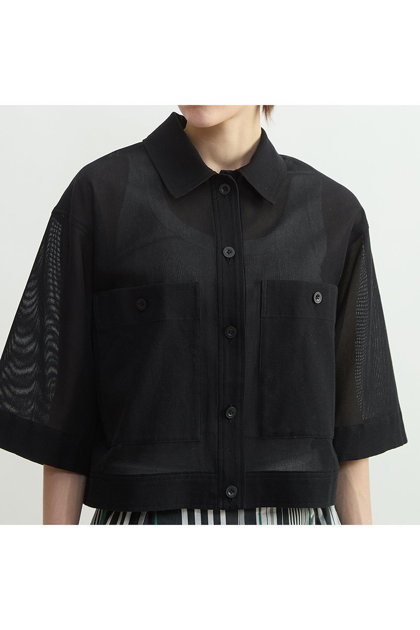 【プレインピープル/PLAIN PEOPLE】のメッシュジャージシャツジャケット 人気、トレンドファッション・服の通販 founy(ファニー) 　ファッション　Fashion　レディースファッション　Fashion for Women　アウター　Coat / Outerwear Collection　レディースジャケット・軽アウター　Jackets　おすすめ　Recommended / Our Picks　クロップド　Cropped, Short Length　コンパクト　Compact, Small Size　シアー　Sheer, See-Through　シルケット　Silket, Silky Cotton　ジャケット　Jacket, Outerwear　ボックス　Boxy, Box Shape　メッシュ　Mesh, Net Fabric　ラッセル　Raschel, Raschel Lace　other-5|ID: prp329100004922113 ipo3291000000036932055