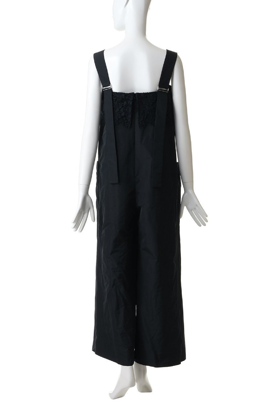 【エブール/ebure】のシルキータフタ フレンチレースサロペット 人気、トレンドファッション・服の通販 founy(ファニー) 　ファッション　Fashion　レディースファッション　Fashion for Women　パンツ　Pants & Trousers　カットソー　Cut and Sewn Top　サロペット　Overalls, Salopette　タフタ　Taffeta, Structured Fabric　フォルム　Silhouette, Form　フランス　France, French　ポケット　Pocket, Pocket Detail　レース　Lace, Lace Fabric　新作・新入荷　New Arrivals / New In　other-4|ID: prp329100004922123 ipo3291000000036932172