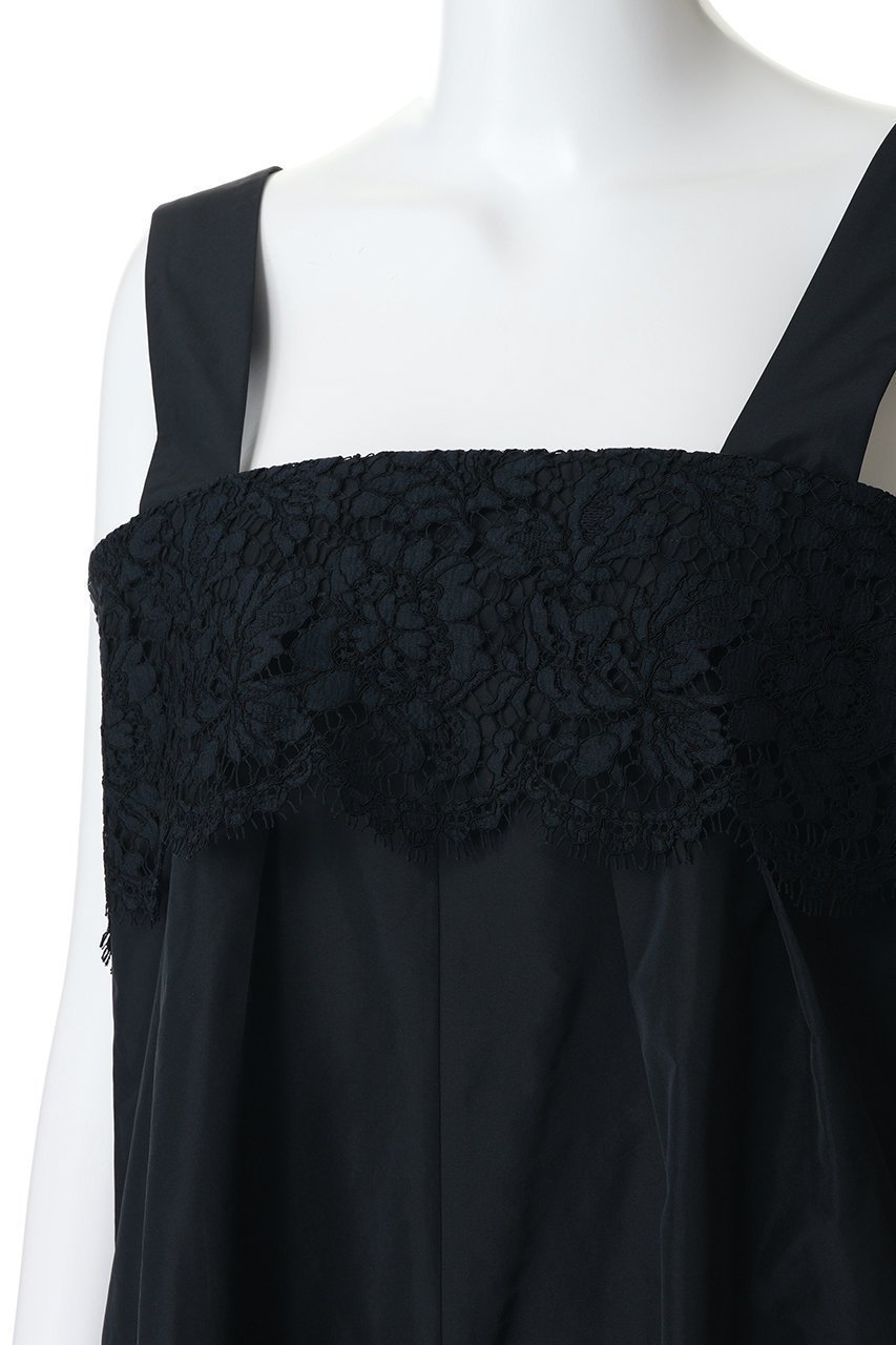 【エブール/ebure】のシルキータフタ フレンチレースサロペット 人気、トレンドファッション・服の通販 founy(ファニー) 　ファッション　Fashion　レディースファッション　Fashion for Women　パンツ　Pants & Trousers　カットソー　Cut and Sewn Top　サロペット　Overalls, Salopette　タフタ　Taffeta, Structured Fabric　フォルム　Silhouette, Form　フランス　France, French　ポケット　Pocket, Pocket Detail　レース　Lace, Lace Fabric　新作・新入荷　New Arrivals / New In　other-5|ID: prp329100004922123 ipo3291000000036932173