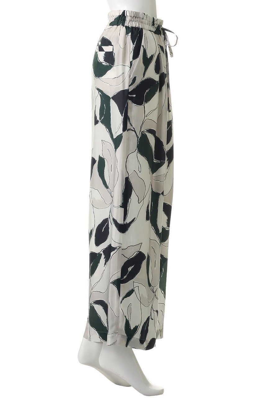 【サクラ/SACRA】のリーフ柄ワイドパンツ 人気、トレンドファッション・服の通販 founy(ファニー) 　ファッション　Fashion　レディースファッション　Fashion for Women　パンツ　Pants & Trousers　ドレープ　Drape, Draping Fabric　プリント　Print, Printed Pattern　リゾート　Resort, Vacation Style　リーフ　Leaf, Botanical Leaf　ワイド　Wide, Wide Fit　other-3|ID: prp329100004922134 ipo3291000000036932260