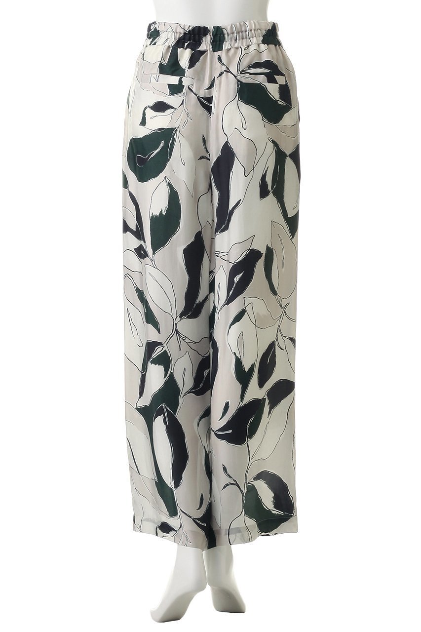 【サクラ/SACRA】のリーフ柄ワイドパンツ 人気、トレンドファッション・服の通販 founy(ファニー) 　ファッション　Fashion　レディースファッション　Fashion for Women　パンツ　Pants & Trousers　ドレープ　Drape, Draping Fabric　プリント　Print, Printed Pattern　リゾート　Resort, Vacation Style　リーフ　Leaf, Botanical Leaf　ワイド　Wide, Wide Fit　other-4|ID: prp329100004922134 ipo3291000000036932262