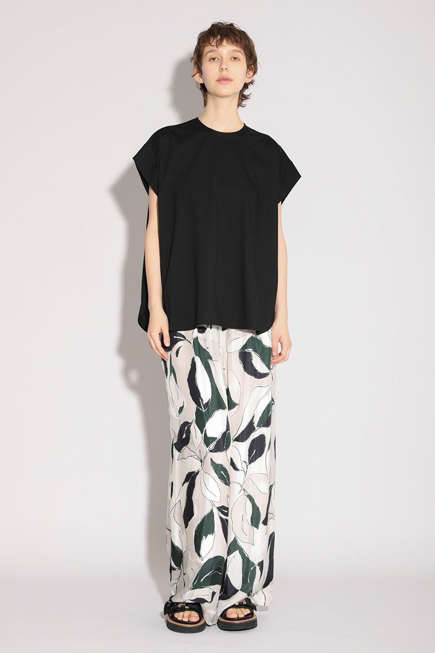 【サクラ/SACRA】のリーフ柄ワイドパンツ 人気、トレンドファッション・服の通販 founy(ファニー) 　ファッション　Fashion　レディースファッション　Fashion for Women　パンツ　Pants & Trousers　ドレープ　Drape, Draping Fabric　プリント　Print, Printed Pattern　リゾート　Resort, Vacation Style　リーフ　Leaf, Botanical Leaf　ワイド　Wide, Wide Fit　other-8|ID: prp329100004922134 ipo3291000000036932270