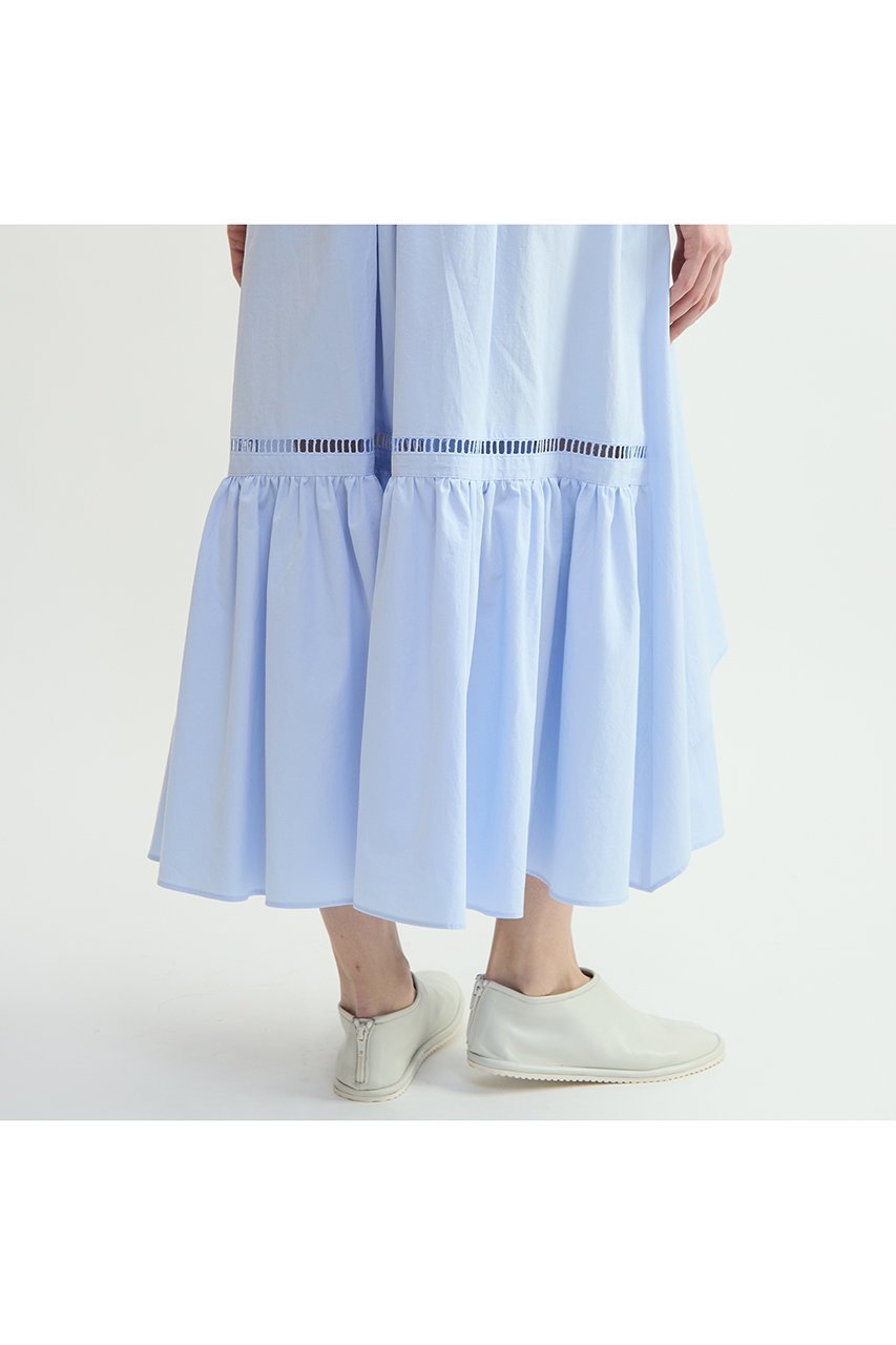 【プレインピープル/PLAIN PEOPLE】のオーガニックタイプライターラップ風スカート 人気、トレンドファッション・服の通販 founy(ファニー) 　ファッション　Fashion　レディースファッション　Fashion for Women　スカート　Skirts　ロングスカート　Long Skirts / Maxi & Midi Skirts　インド　Indian Textile　オーガニック　Organic Cotton　ギャザー　Gathered, Ruffled　タイプライター　Typewriter Fabric, Crisp Cotton　ラップ　Wrap, Wrap Design　レース　Lace, Lace Fabric　ロング　Long, Long-Length　other-6|ID: prp329100004922142 ipo3291000000036932345